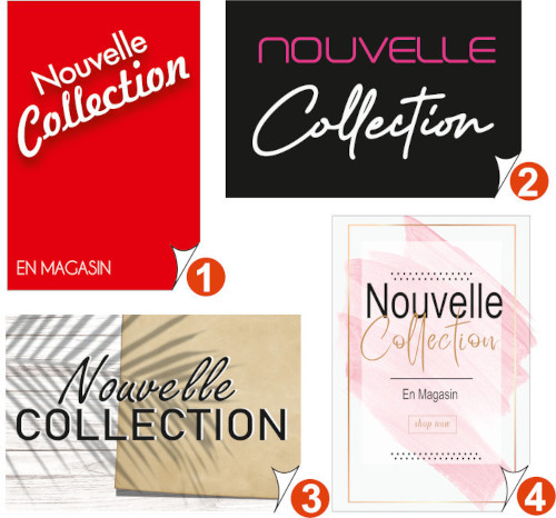 impressions d'affiches et cartons nouvelles collections